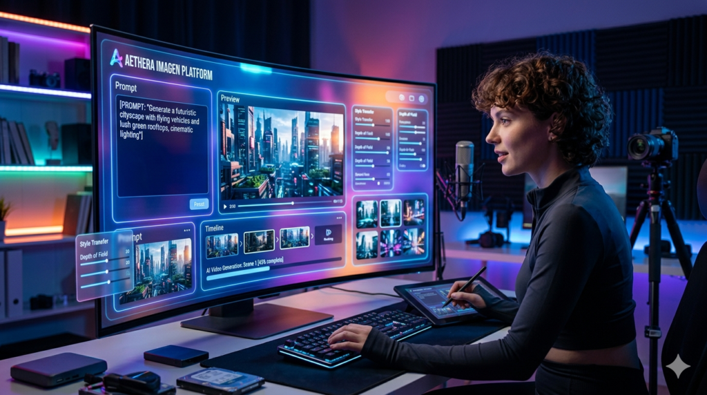 AI image and video generation tools for content creators