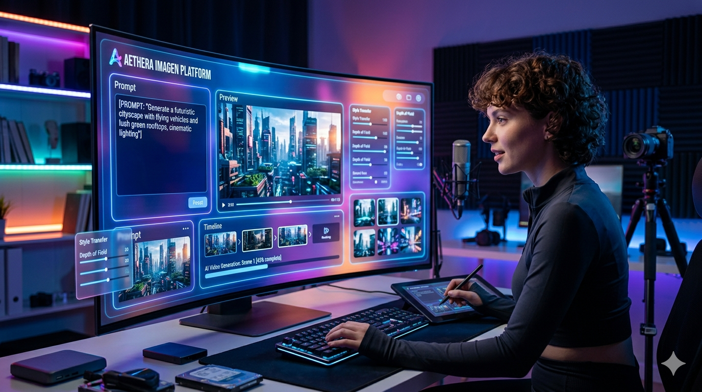 AI image and video generation tools for content creators