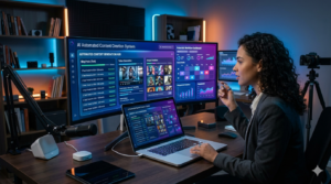 AI content automation system for blogging and marketing