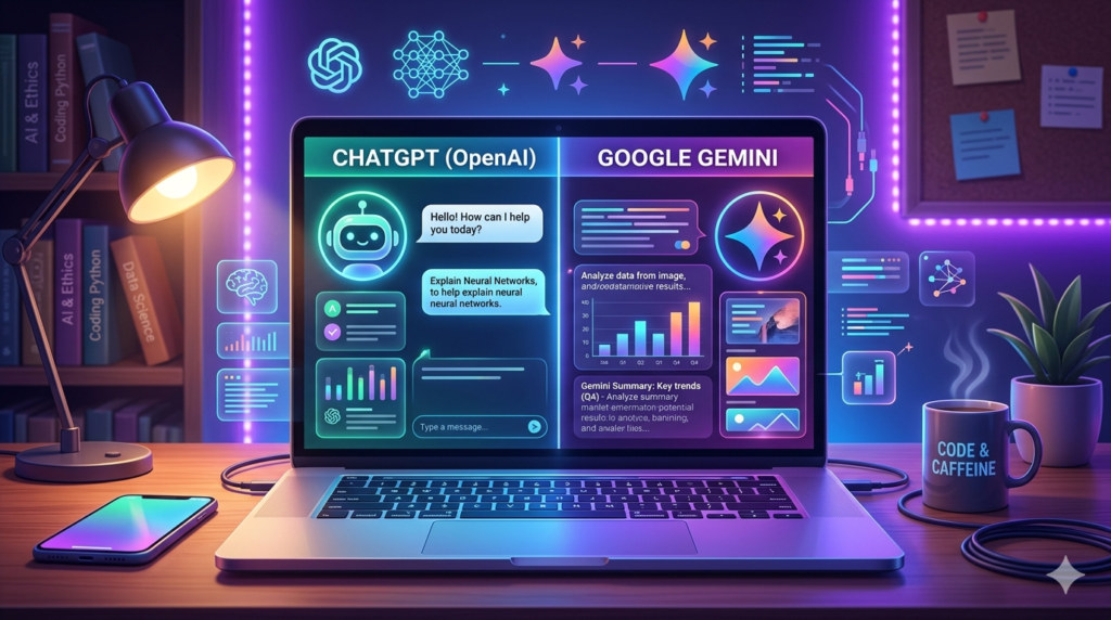 ChatGPT vs Google Gemini for students