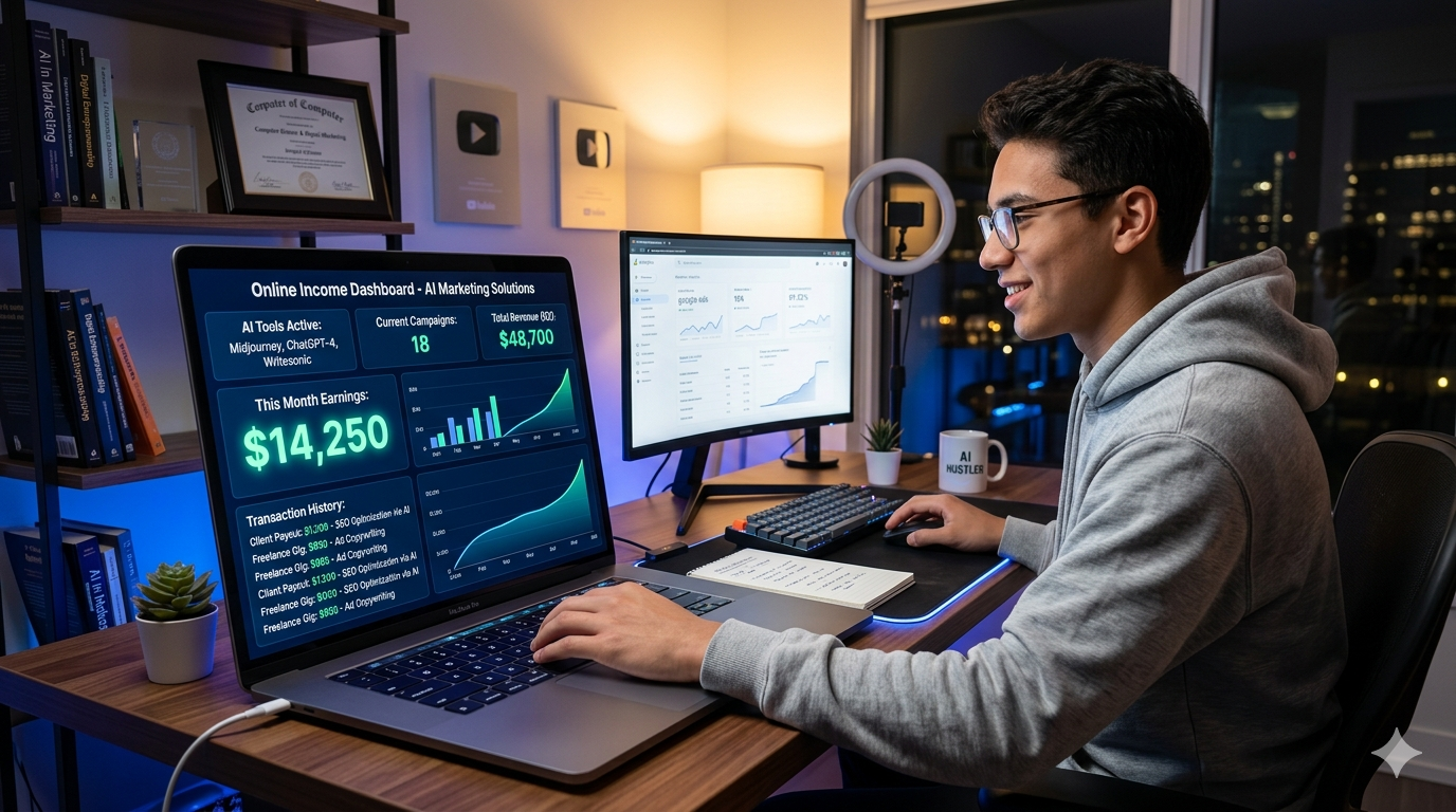 earn money using AI tools for students online