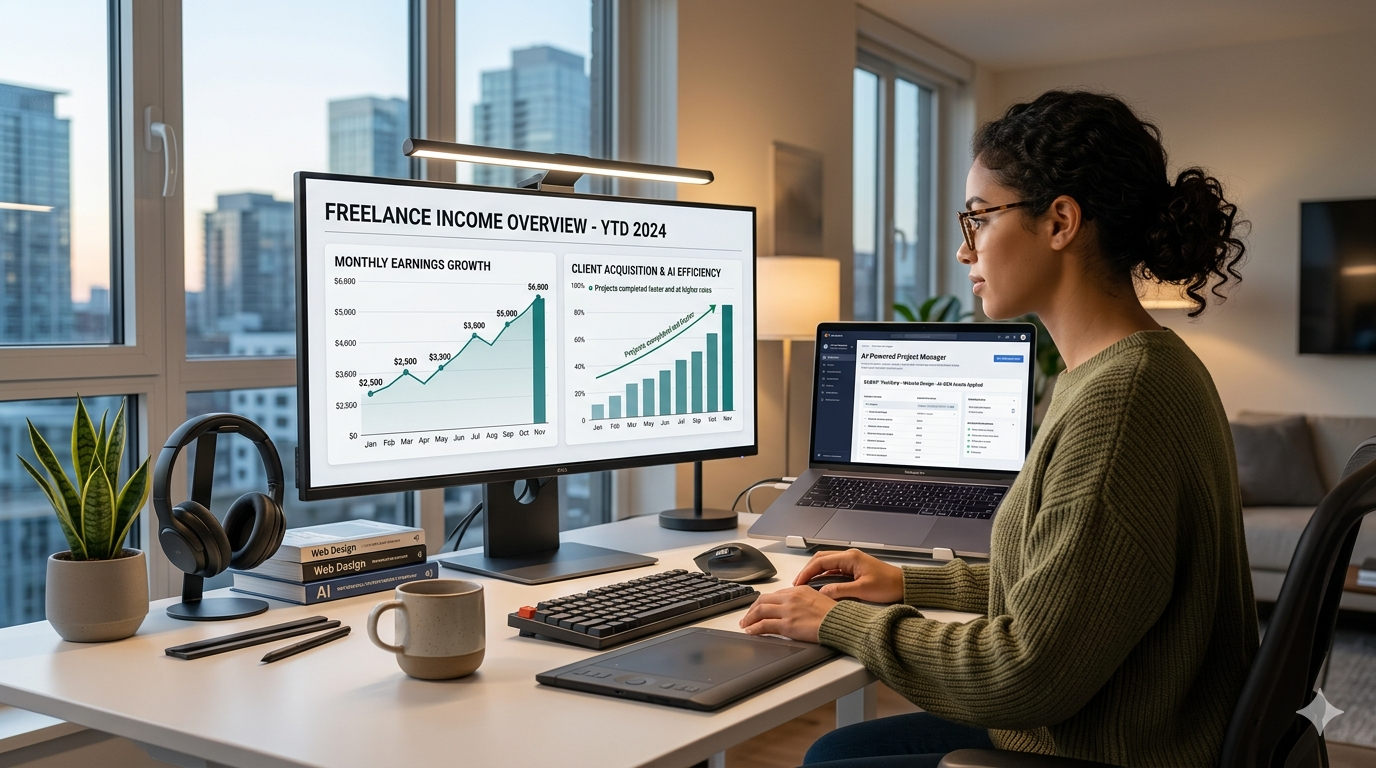 AI tools for freelancing helping students earn money online