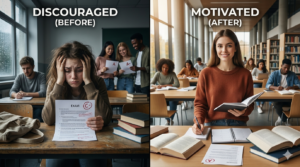 students lose confidence