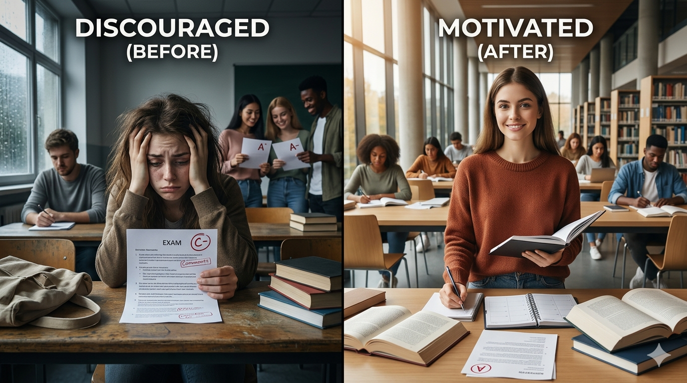 students lose confidence