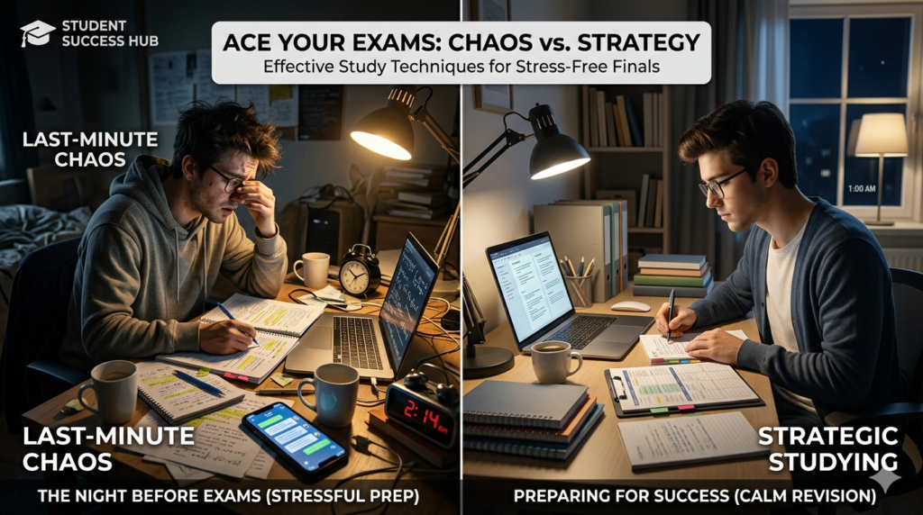 mistakes students make before exams