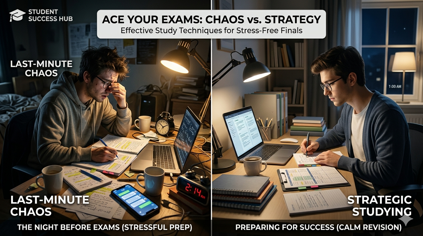 mistakes students make before exams